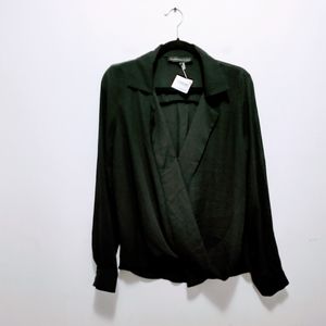 NWT endless rose draped blouse